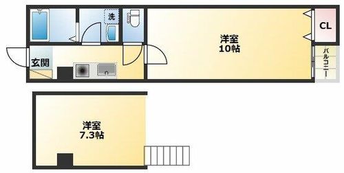 CLASS-A住道の間取り