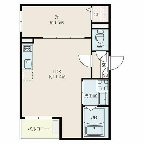 Jack gonishi Ⅰの間取り