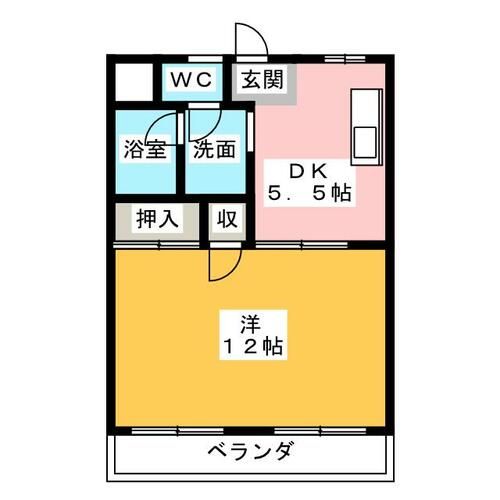 ラハイナハイツ焼山の間取り