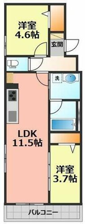 アイナ ルアナ ウルの間取り