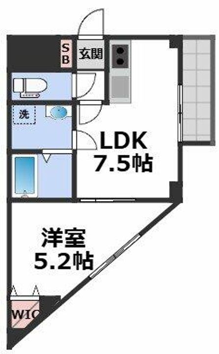 カルム共栄の間取り