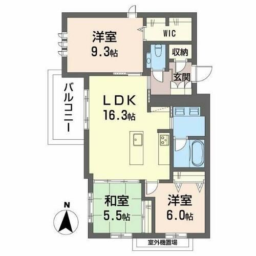 イースト グローリーの間取り