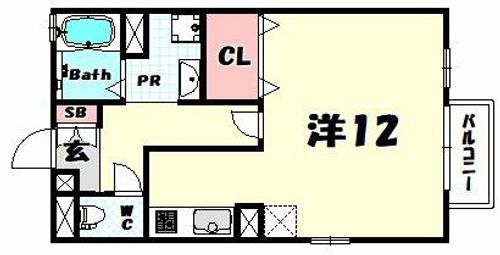 ハイツハーバーの間取り