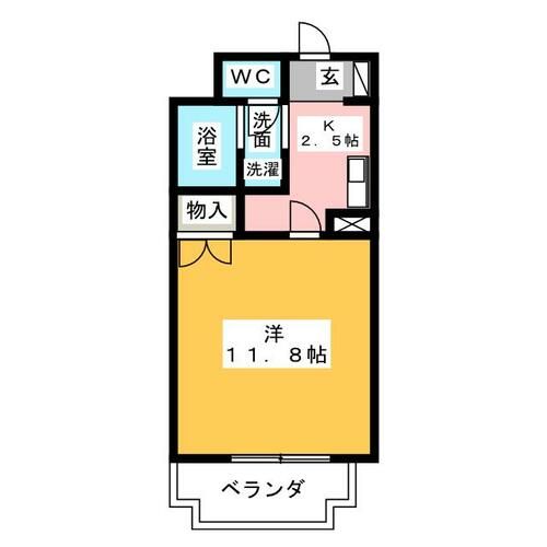 フローラⅡの間取り