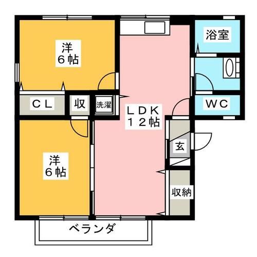 セジュール小嶋の間取り