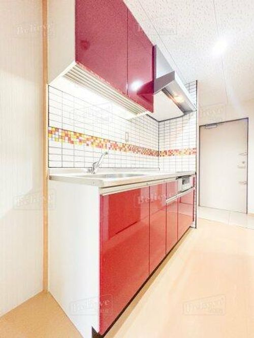 福岡県久留米市本町(マンション)の賃貸物件のキッチン