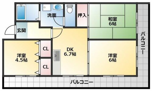 メゾンプレミールの間取り