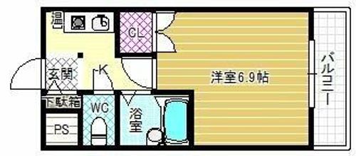 リーベハイツ青山の間取り