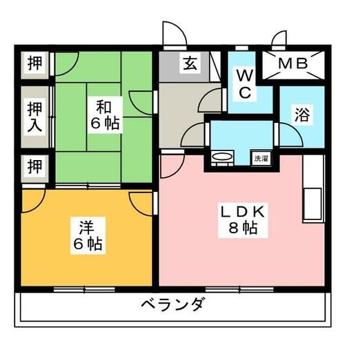 ガーデンTOMOの間取り