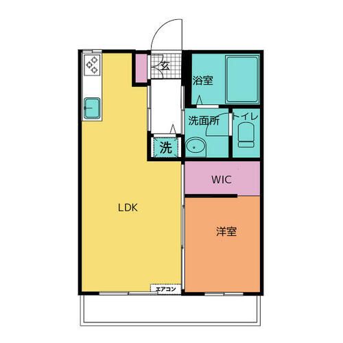 タウニーののがわ101の間取り