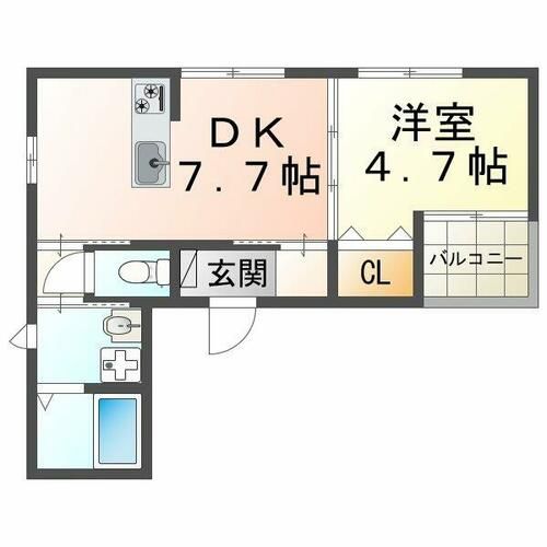Blanc垂水駅前の間取り