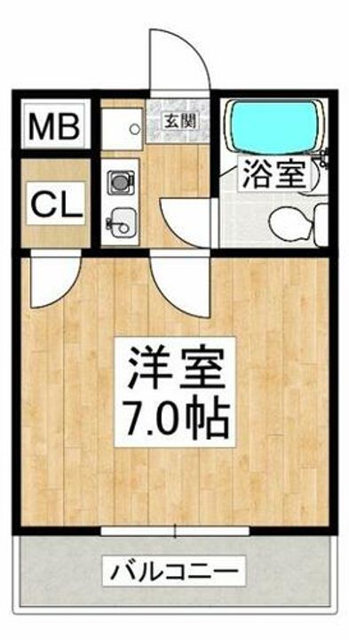 ジュネスタチバナ326の間取り