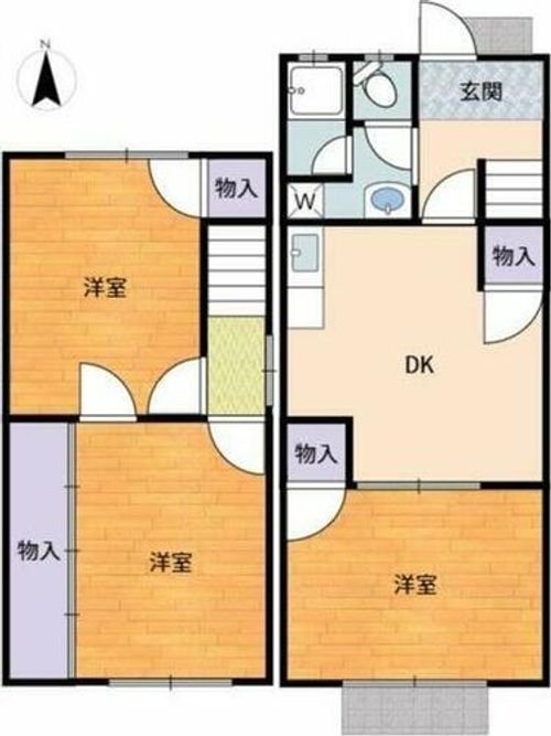 大阪府茨木市主原町(一戸建)の賃貸物件の間取り