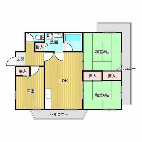 グランデージ千里の間取り