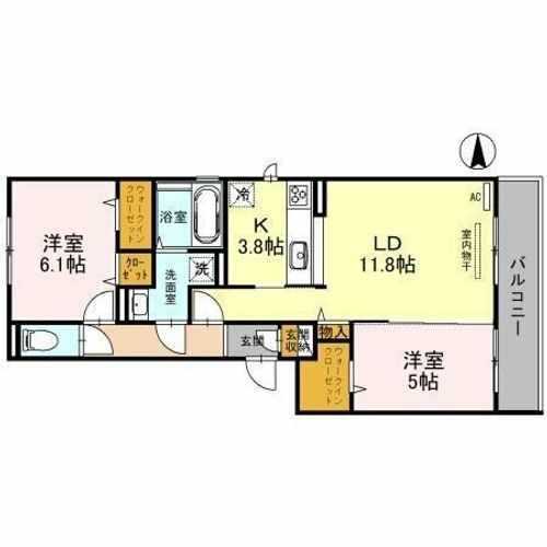 DaiwaCityIbarakiの間取り
