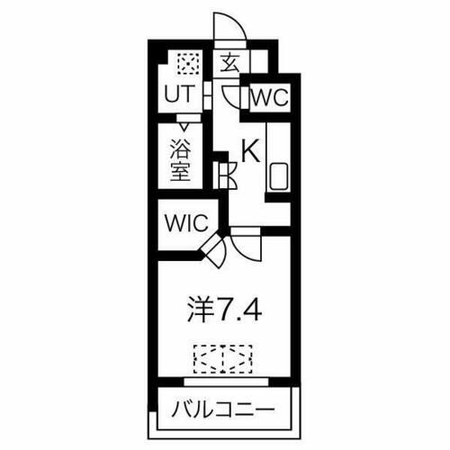 スプランディッド新大阪DUEの間取り