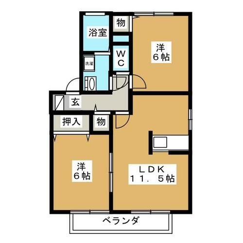 エスポワールの間取り