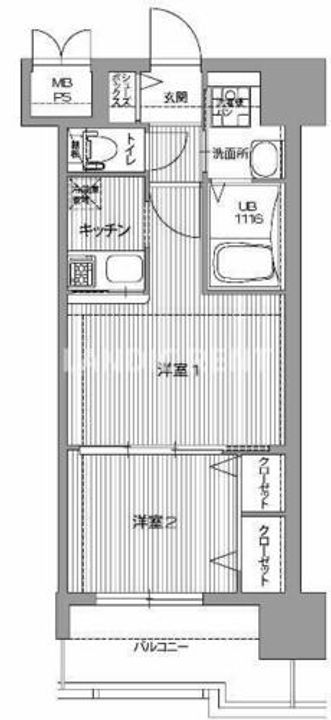 エンクレスト大橋の間取り