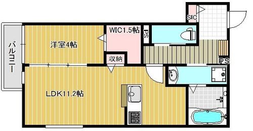 プランドール201の間取り
