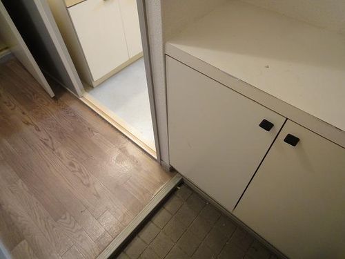 サンビレッジOKUNO A102の玄関