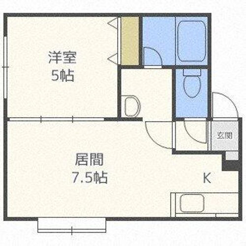 リュバンドール201の間取り