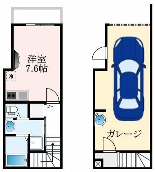 大阪府堺市東区日置荘西町7丁(一戸建)の賃貸物件の間取り