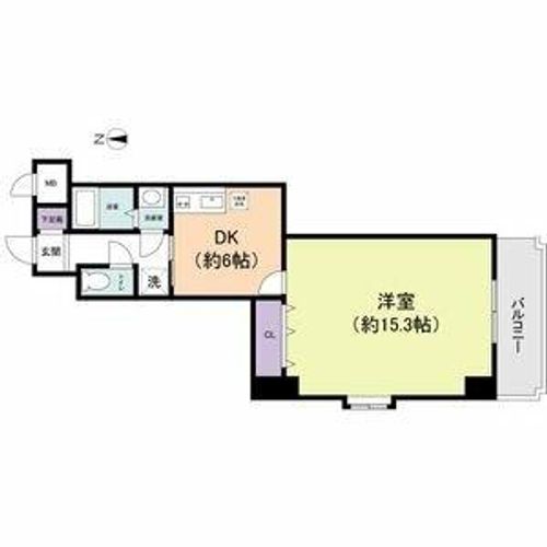 プロビデンス東片端の間取り