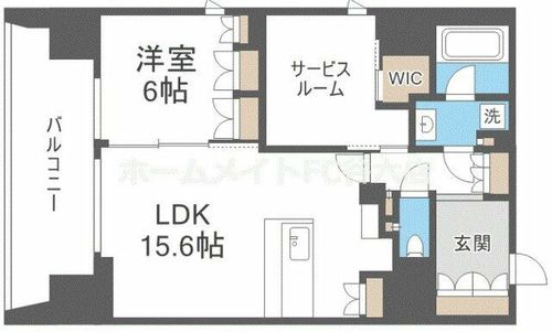 Noire北堀江の間取り