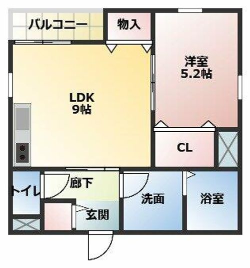 G flat 岩崎の間取り