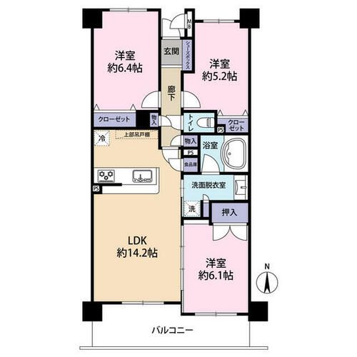 アーバニス京都山科(0005241)の間取り