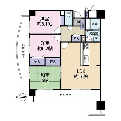 ルシエル山科森野町二番館(0005290)の間取り