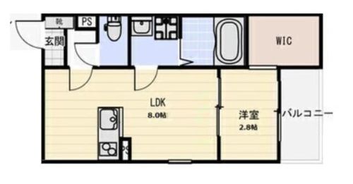 セレーノ藤井寺の間取り