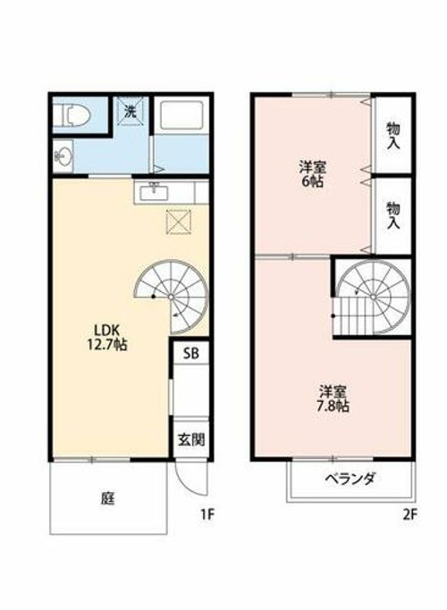 クラセードル碧南 B102の間取り