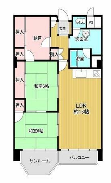 ホワイトハウス穂積の間取り