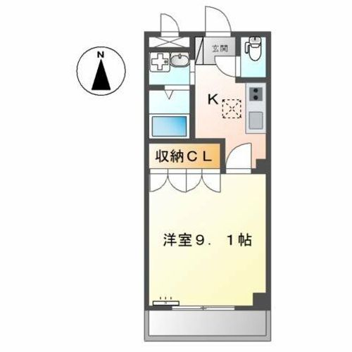 グランディールUの間取り