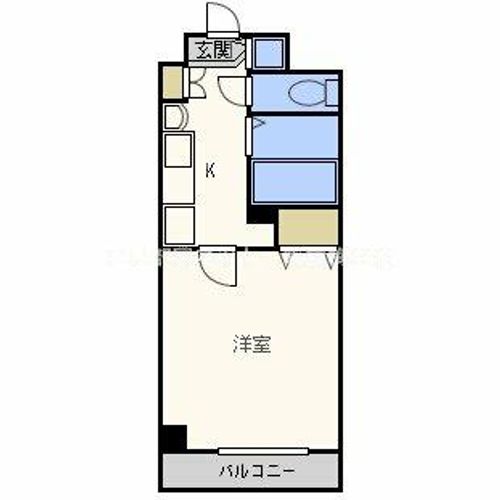 プレサンス梅田北パワーゲートの間取り