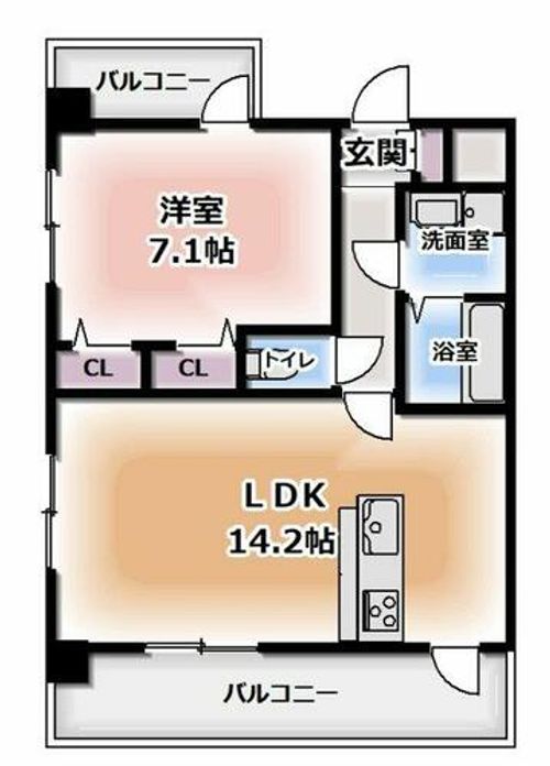 LaDouceur門真の間取り