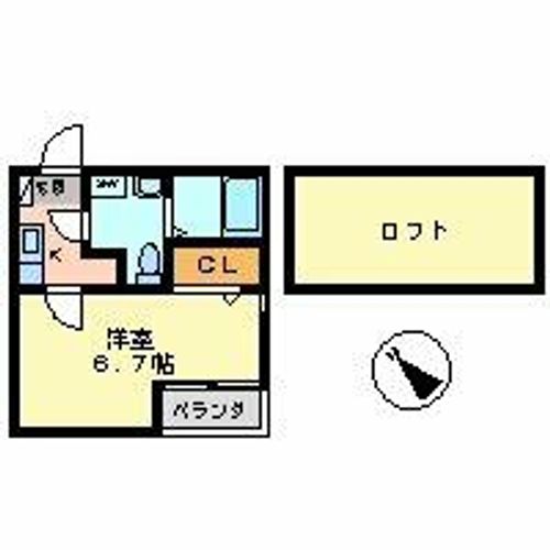 アパートメントUの間取り