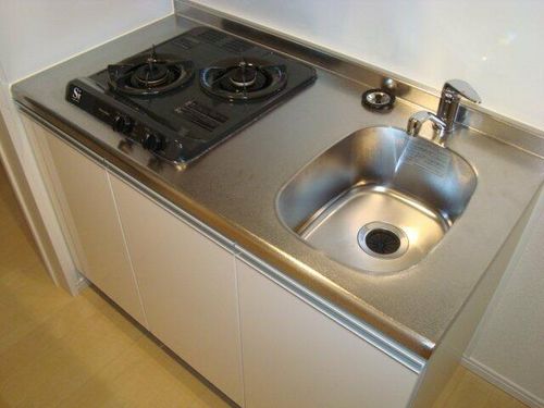 アパートメントUのキッチン