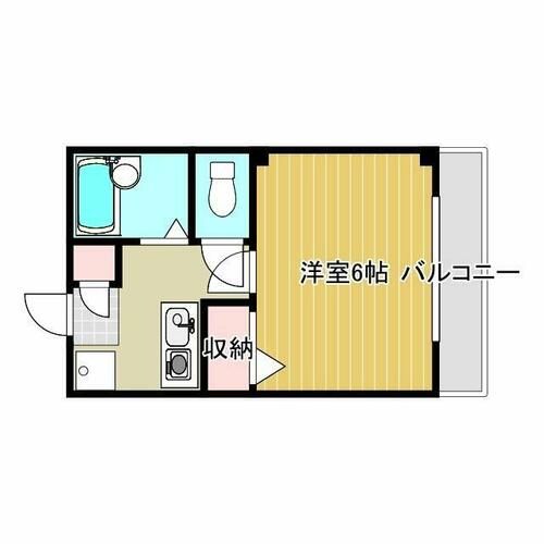 シャンブル南春日丘の間取り