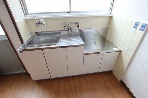 大阪府堺市東区日置荘原寺町(一戸建)の賃貸物件のキッチン