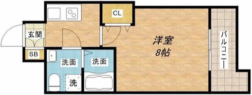 SERENiTE北浜の間取り