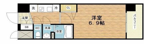 アドバンス大阪ベイココナの間取り