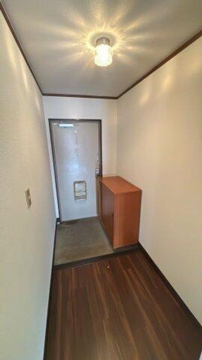 フラワーハイツ302の玄関