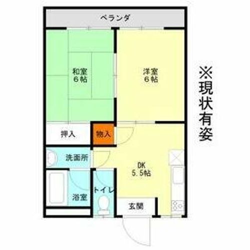 マークス池浦の間取り