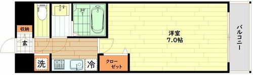 プレサンス福島吉野ミナージの間取り