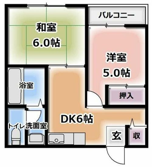 第一松田ハイムの間取り