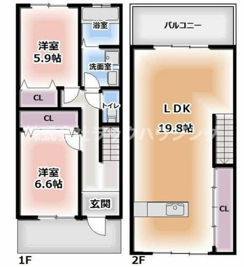 KOMOREBI西郷通の間取り