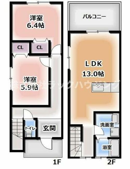 KOMOREBI西郷通の間取り