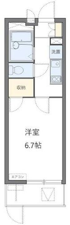レオパレスTomaⅢの間取り